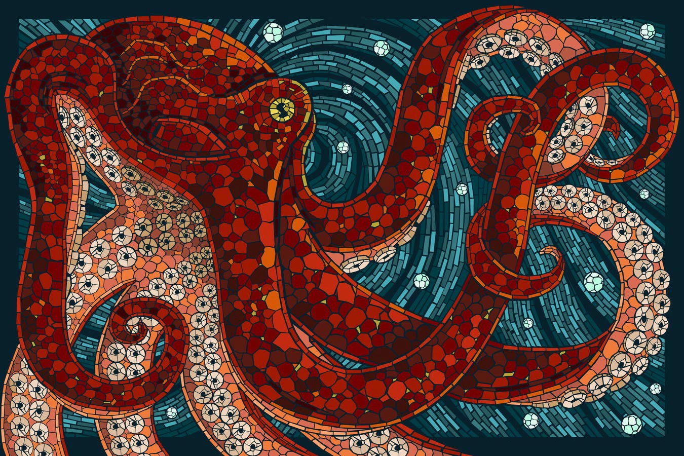 Octopus Puter Wallpaper Desktop Background Id