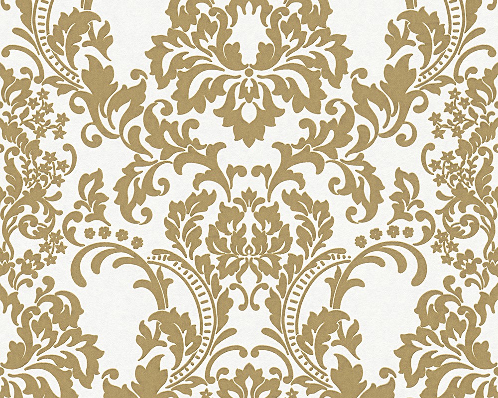 Gold And White Wallpaper