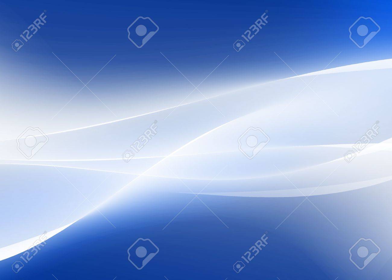 Abstract Asymmetrical Background In Blue And White Stock Photo