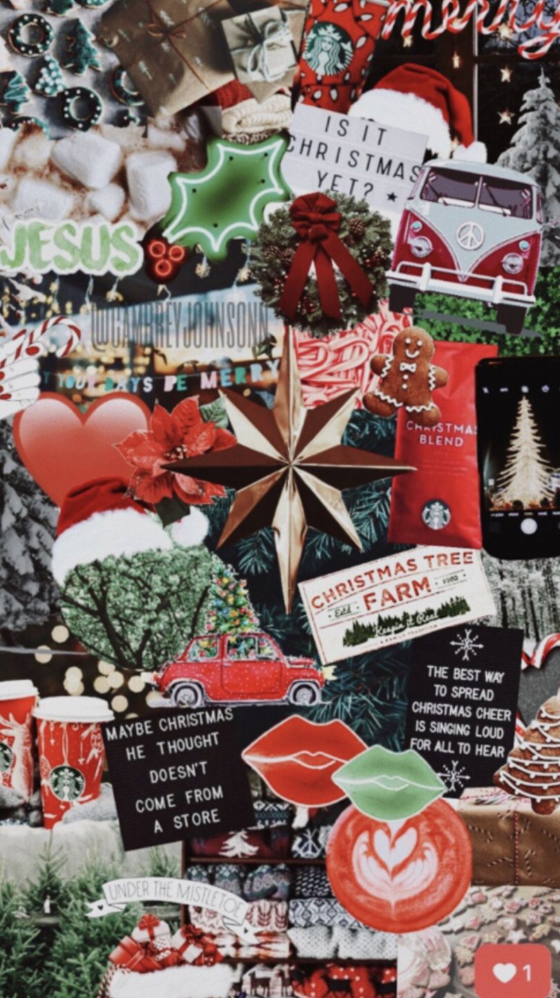 Lauryn Grant On Aesthetics Christmas Collage