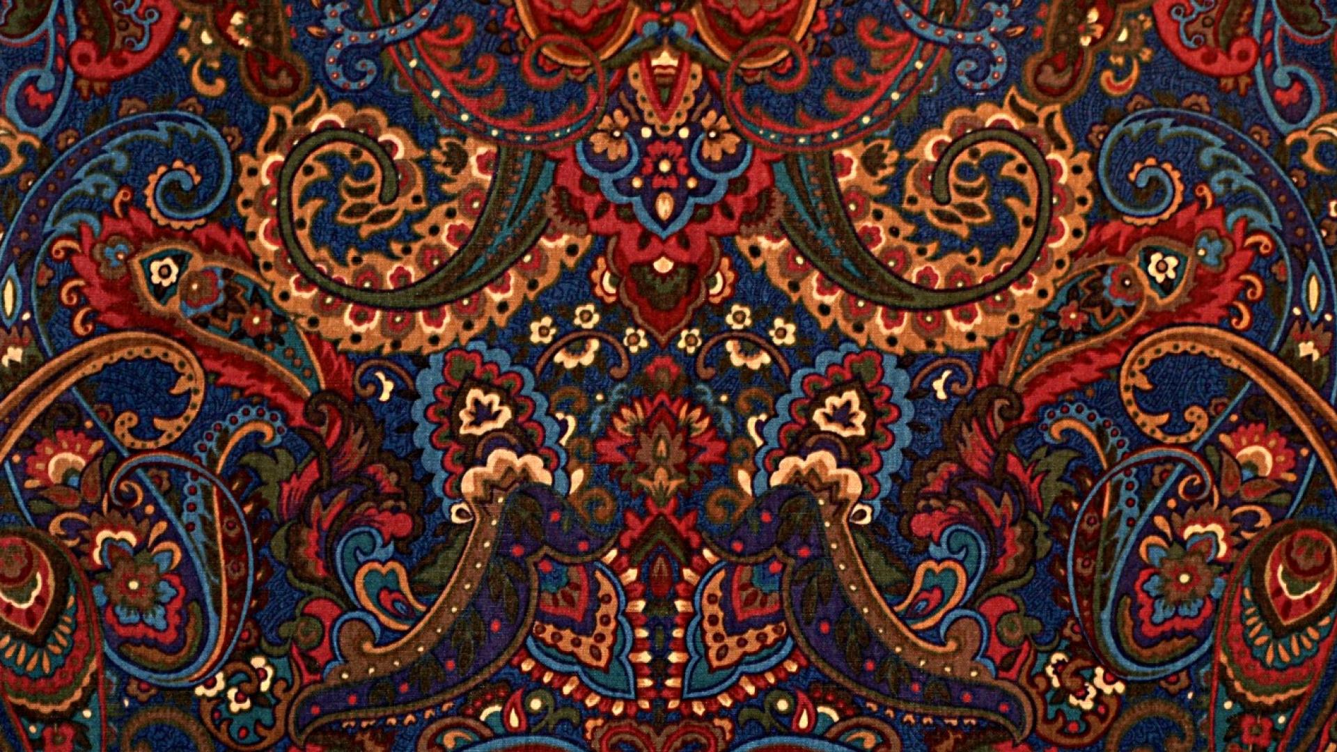 Large Paisley Pattern Wallpaper - carrotapp