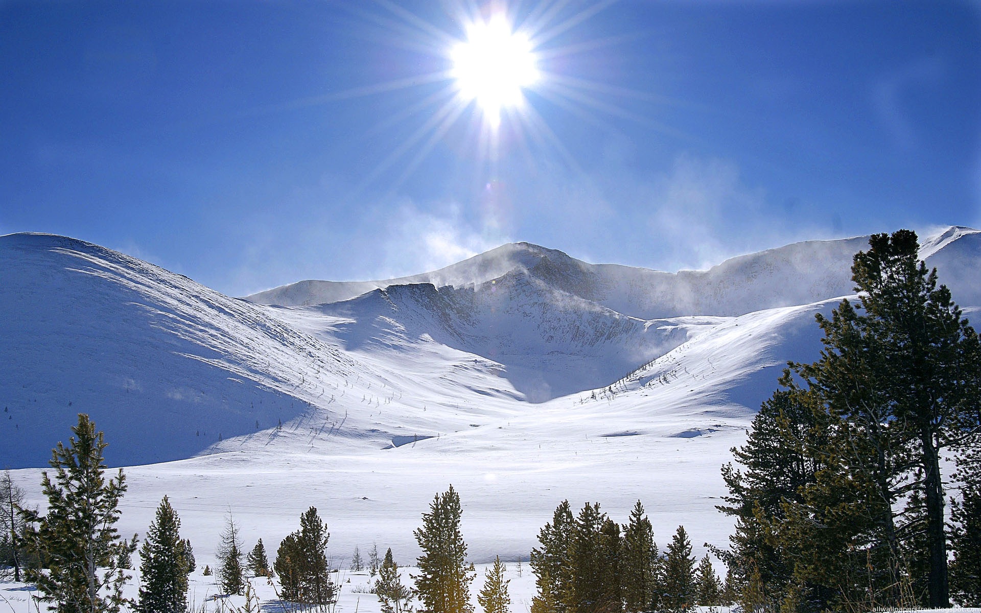 Winter Sun Desktop Pc And Mac Wallpaper