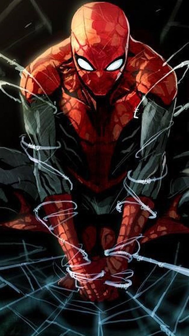 Spiderman Artwork Wallpaper iPhone
