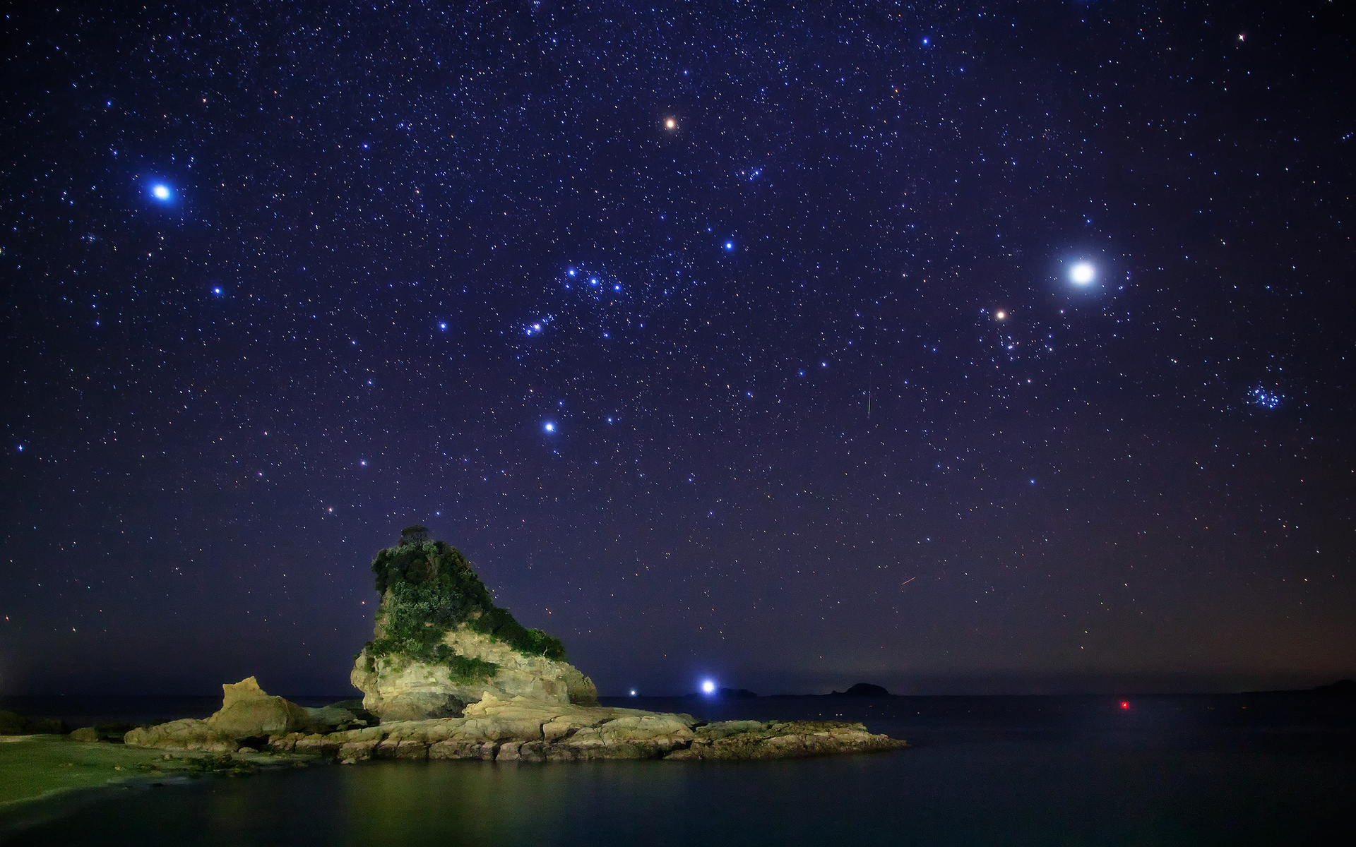 Earth Sky Night Orion Constellation Stars Betelgeusse Wallpaper
