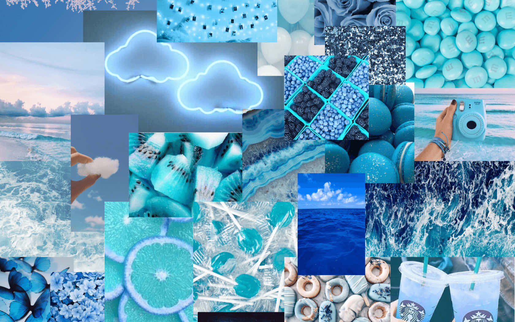 Light Blue Laptop Wallpaper