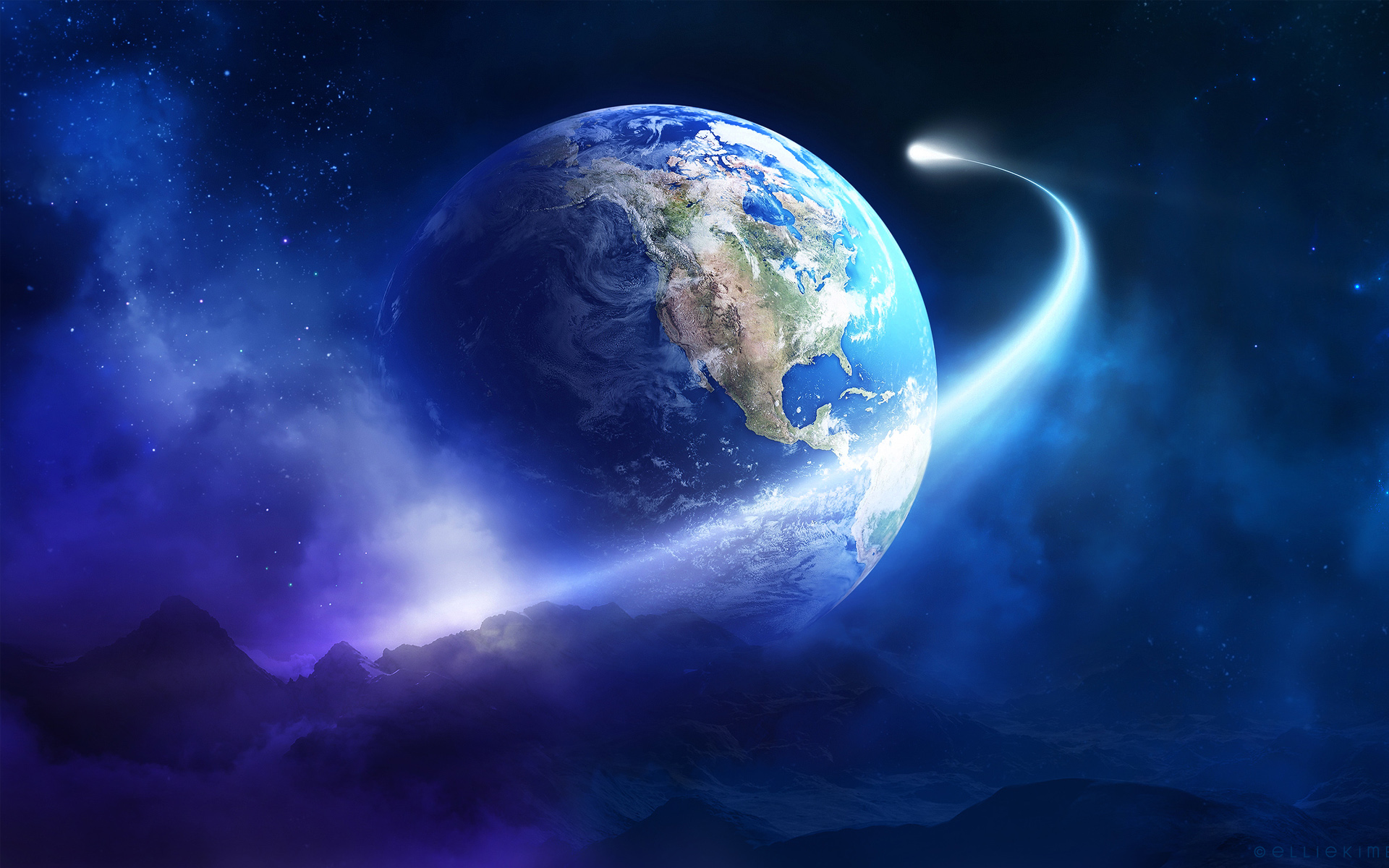 4K Planet Earth Wallpaper HD Space 4K Wallpapers Images and Background   Wallpapers Den
