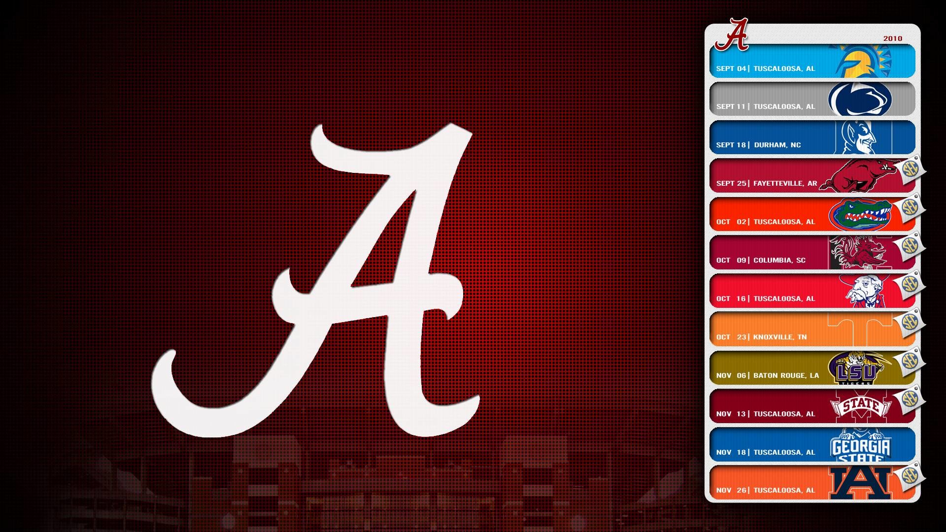 Alabama Football Screensavers And Wallpaper Image