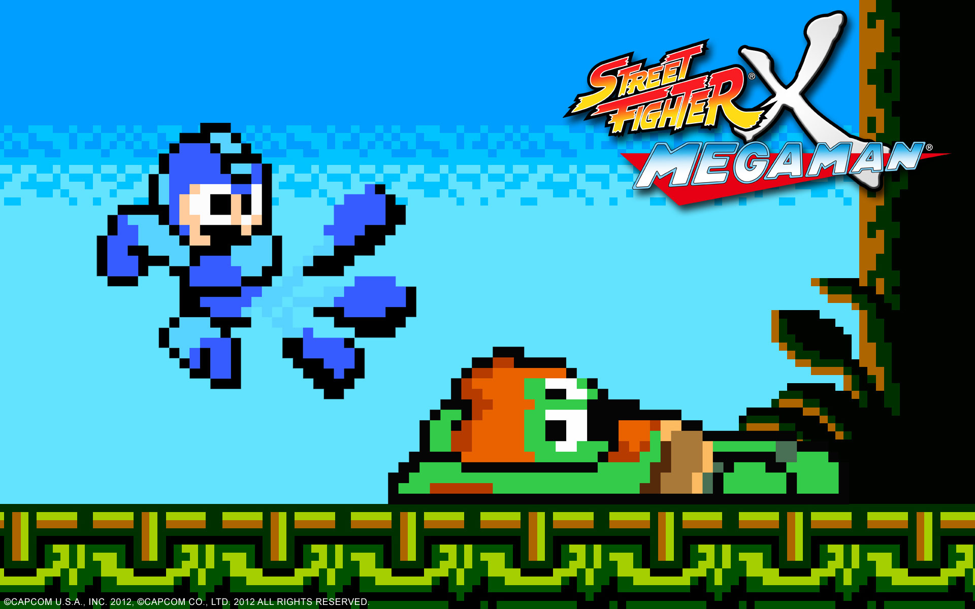 Street Fighter X Mega Man Wallpaper