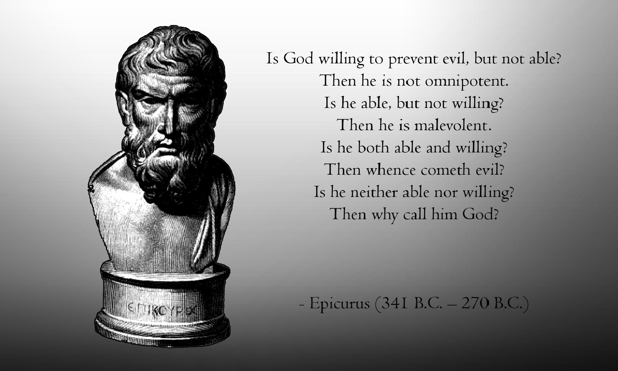 Quotes Epicurus Atheism HD Wallpaper Resize And