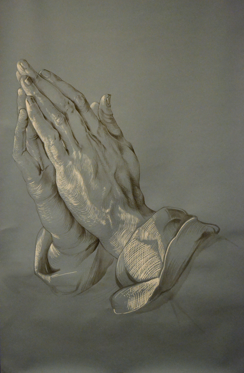 Praying Hands Wallpaper Study By