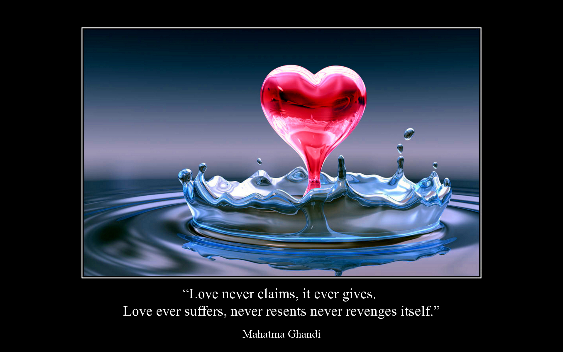Ghandi Quotes Love Wallpaper