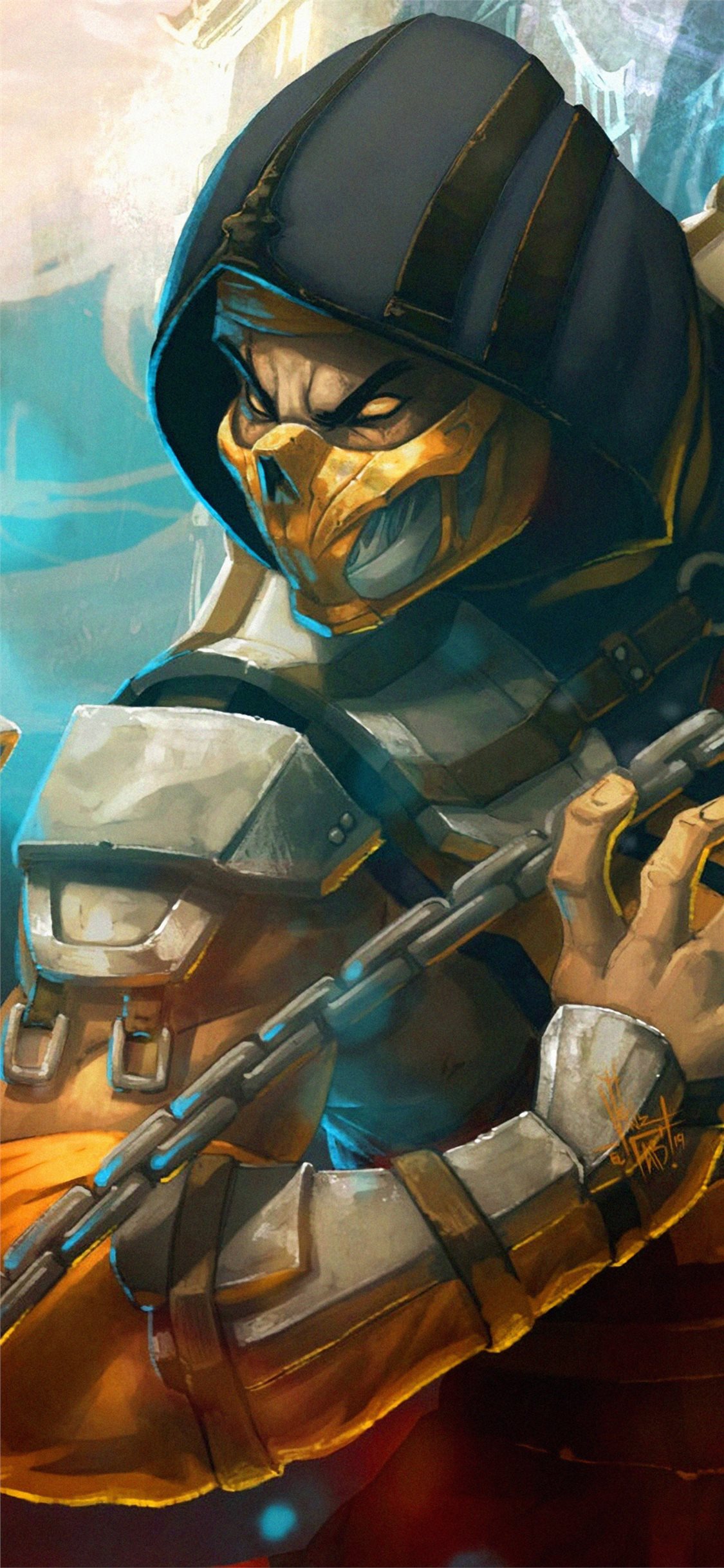 4k Mortal Kombat iPhone X Wallpaper