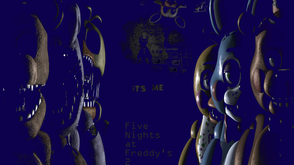 Fnaf Blue Wallpaper By Scarstoupe