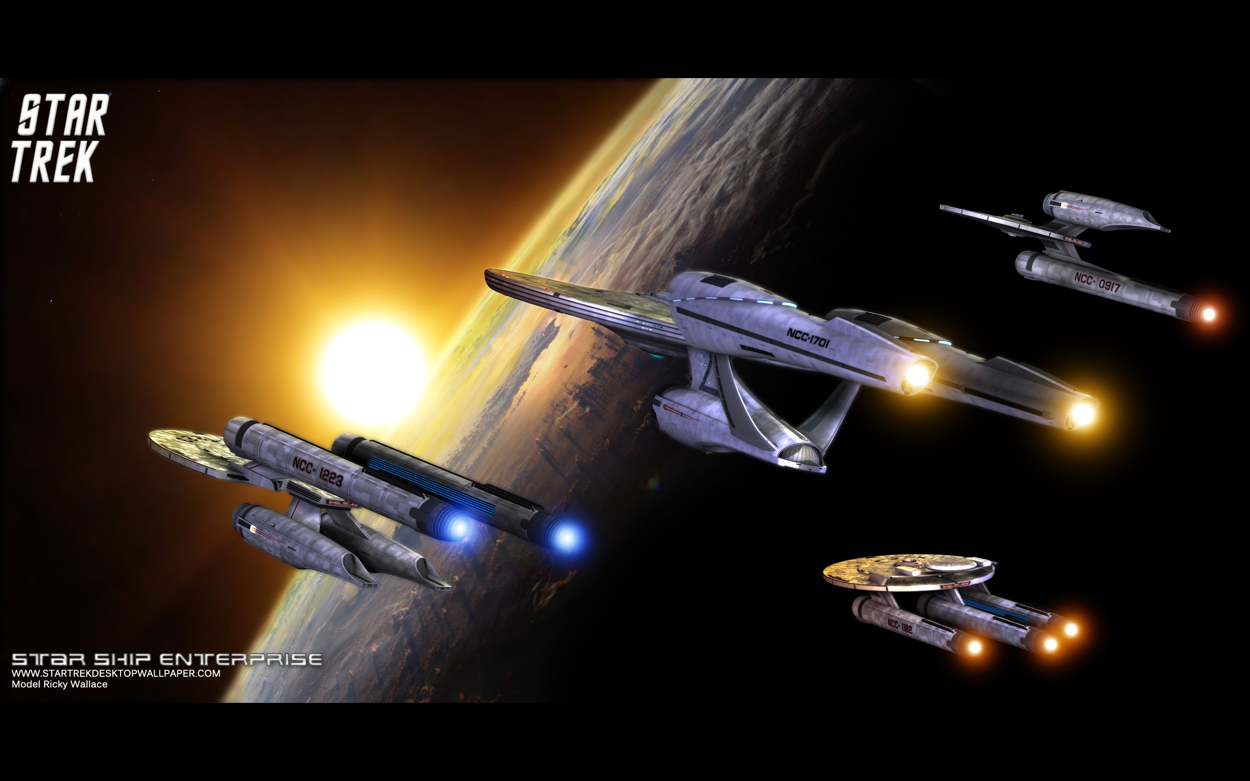 Star Trek Ship Enterprise Puter Desktop
