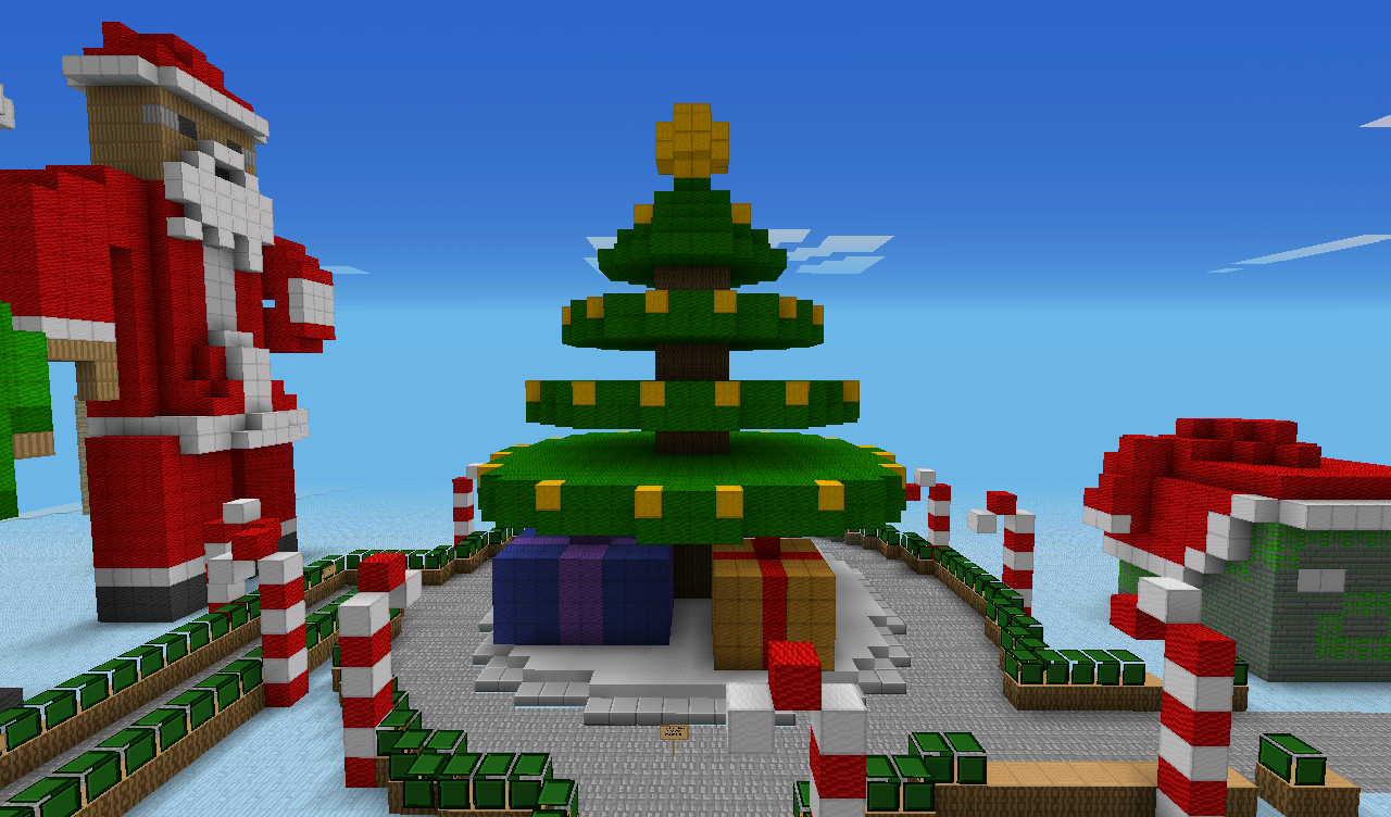 Christmas Steve Minecraft Wallpaper