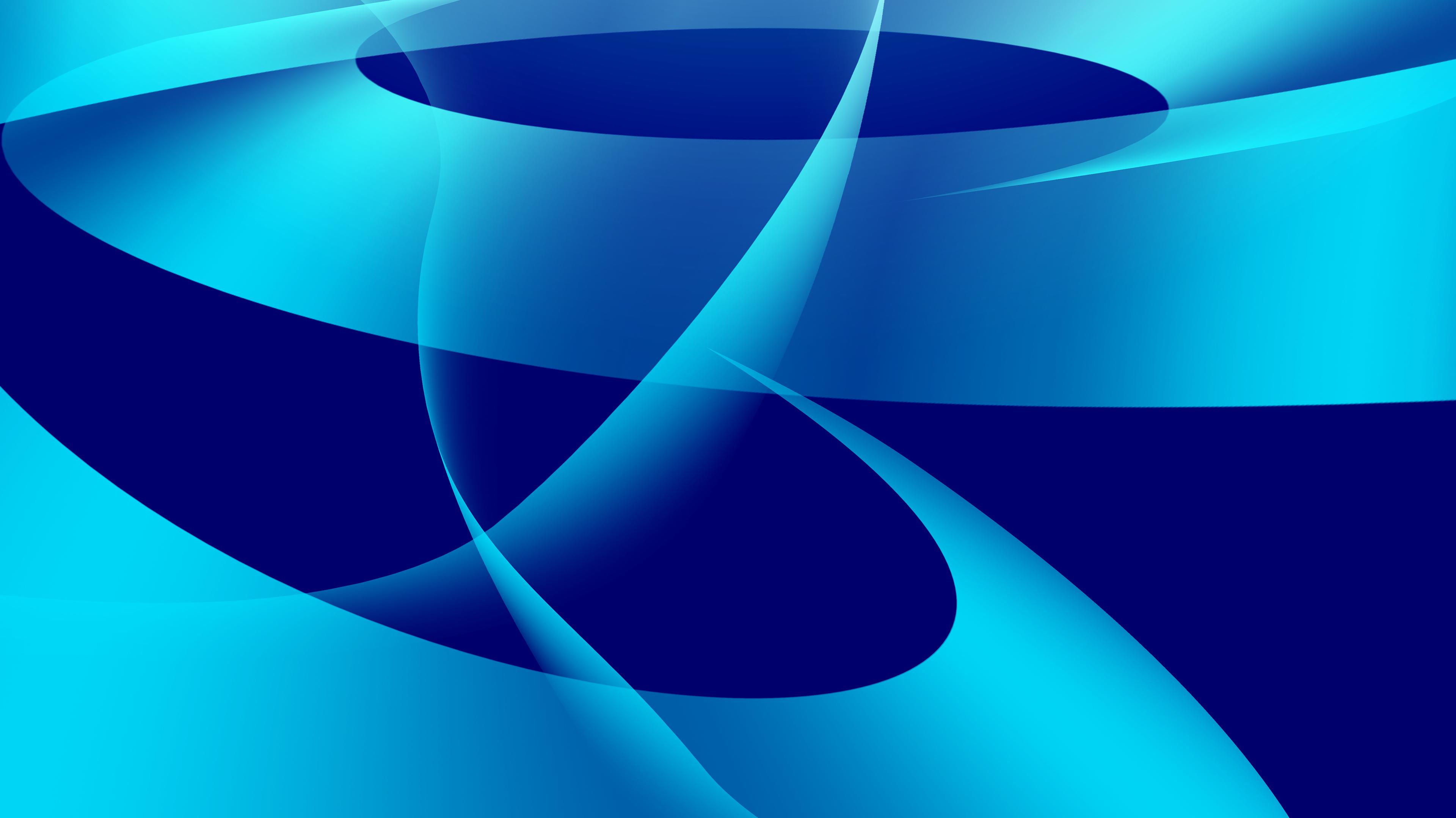 Wallpaper 4k Blue Abstract Background