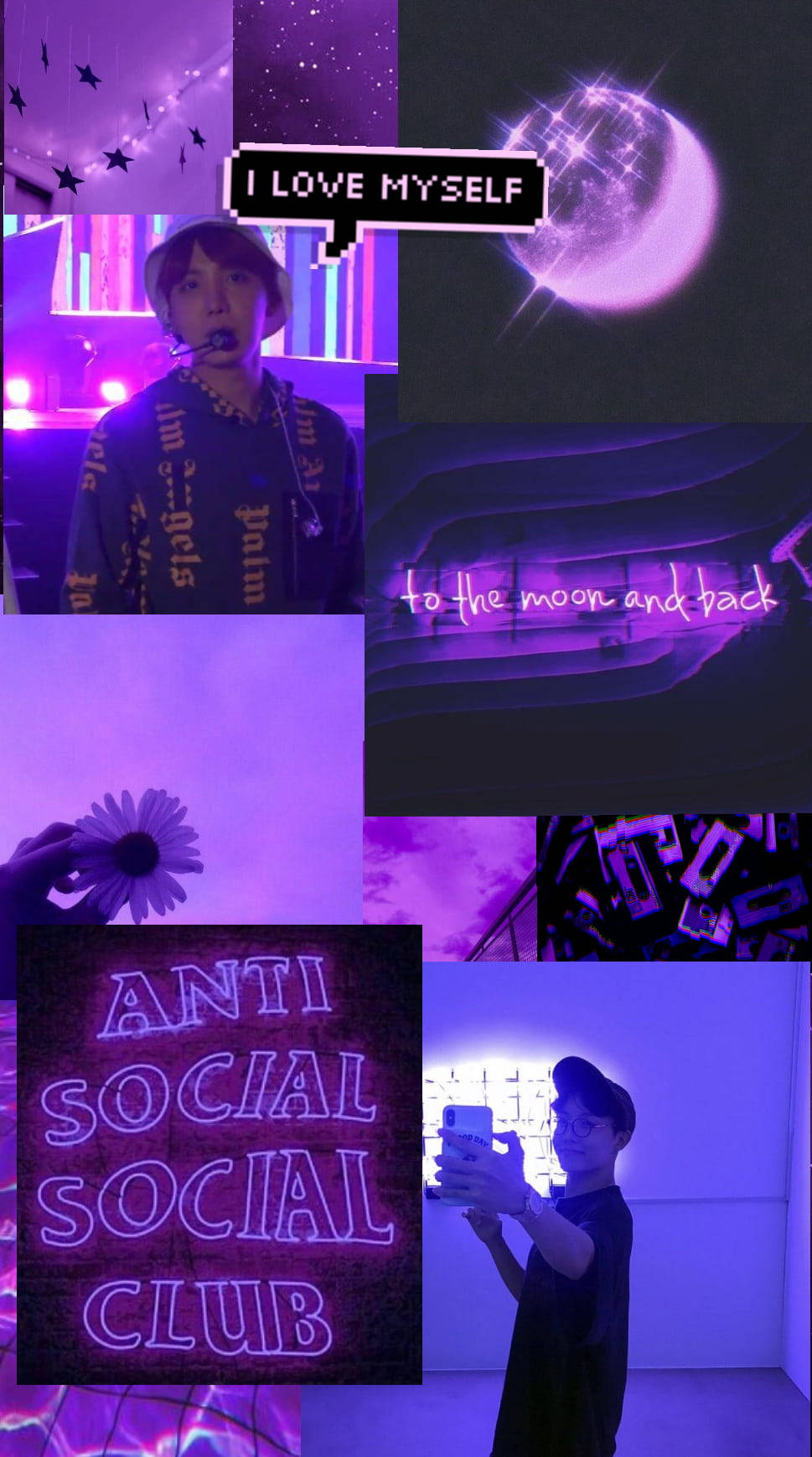 Bts Purple Aesthetic Wallpaper