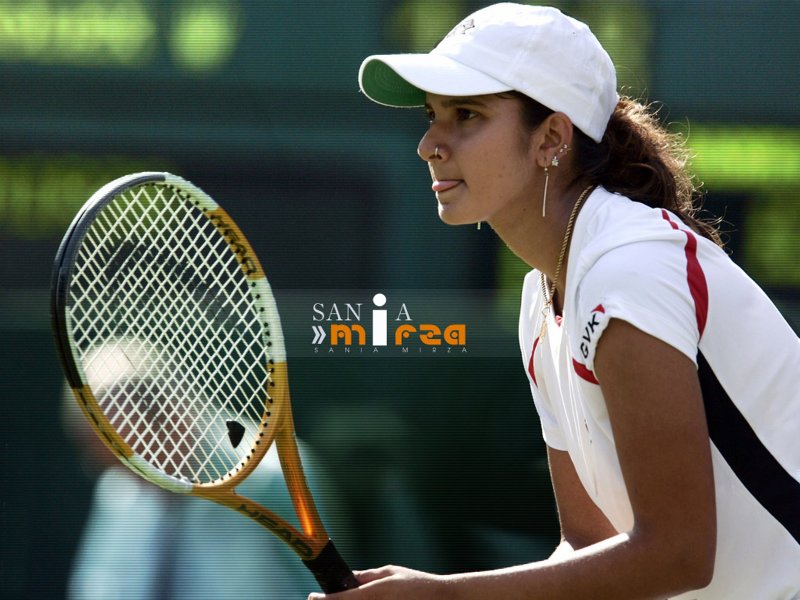 Wallpaper Tennis Star Sania Mirza