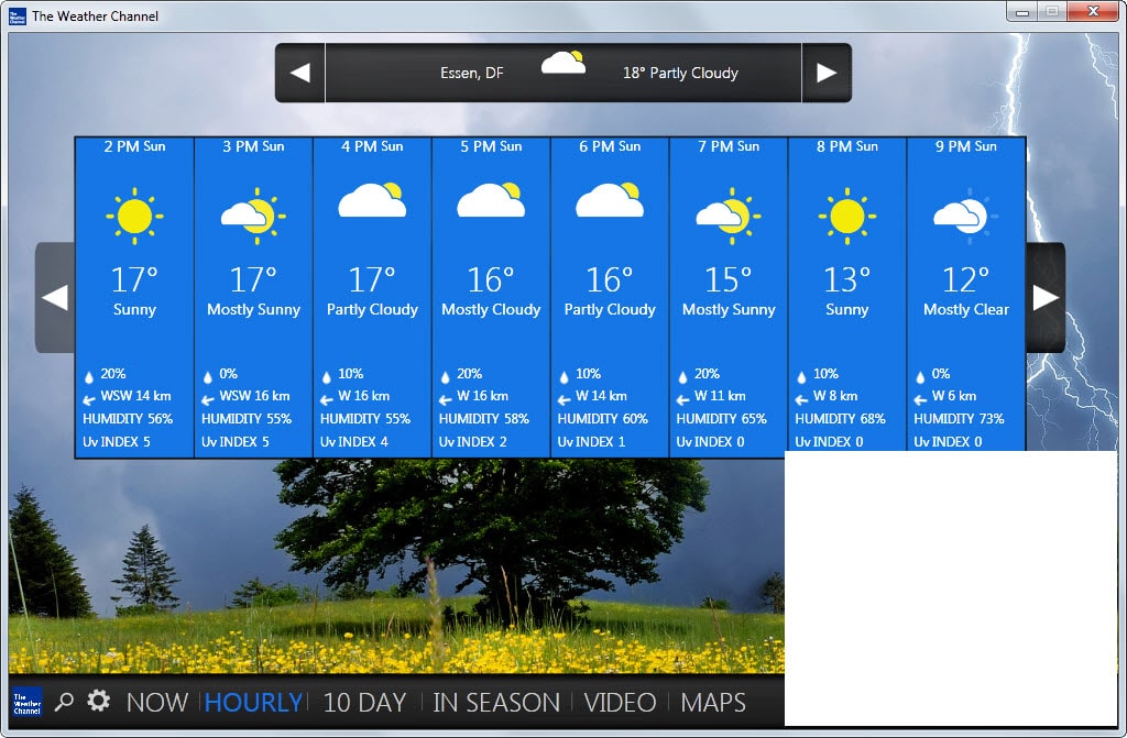 The Official Weather Channel Program For Windows Requires
