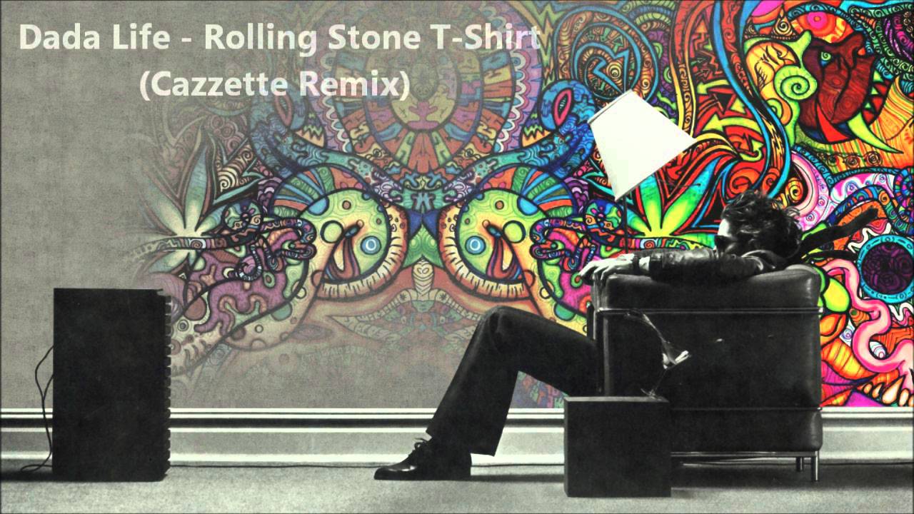 Dada Life Rolling Stone T Shirt Cazzette Remix