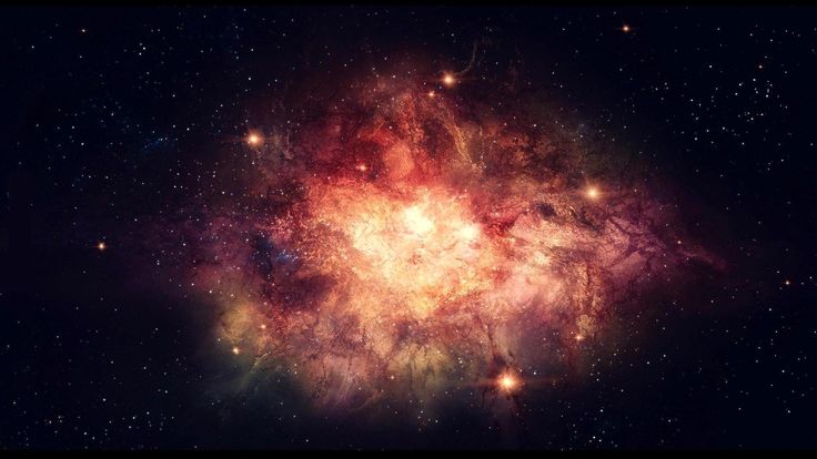 Space Dark Stars Explosions Nebulae Big Bang Wallpaper