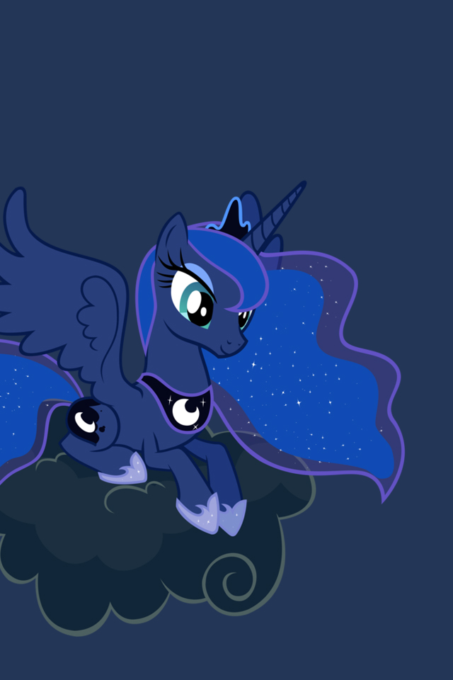 My Little Pony iPhone Wallpaper Luna By Doctorpants