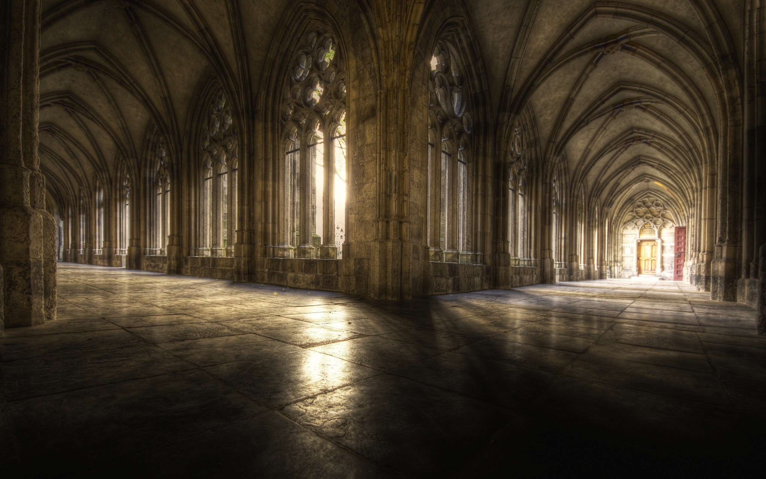 Hall Gothic Cathedrals Plex Magazine Wallpaper Background