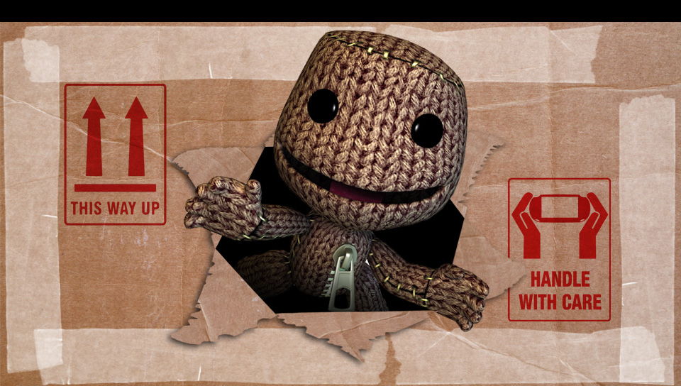 Wallpaper This Sackboy Handle With Care Ps Vita