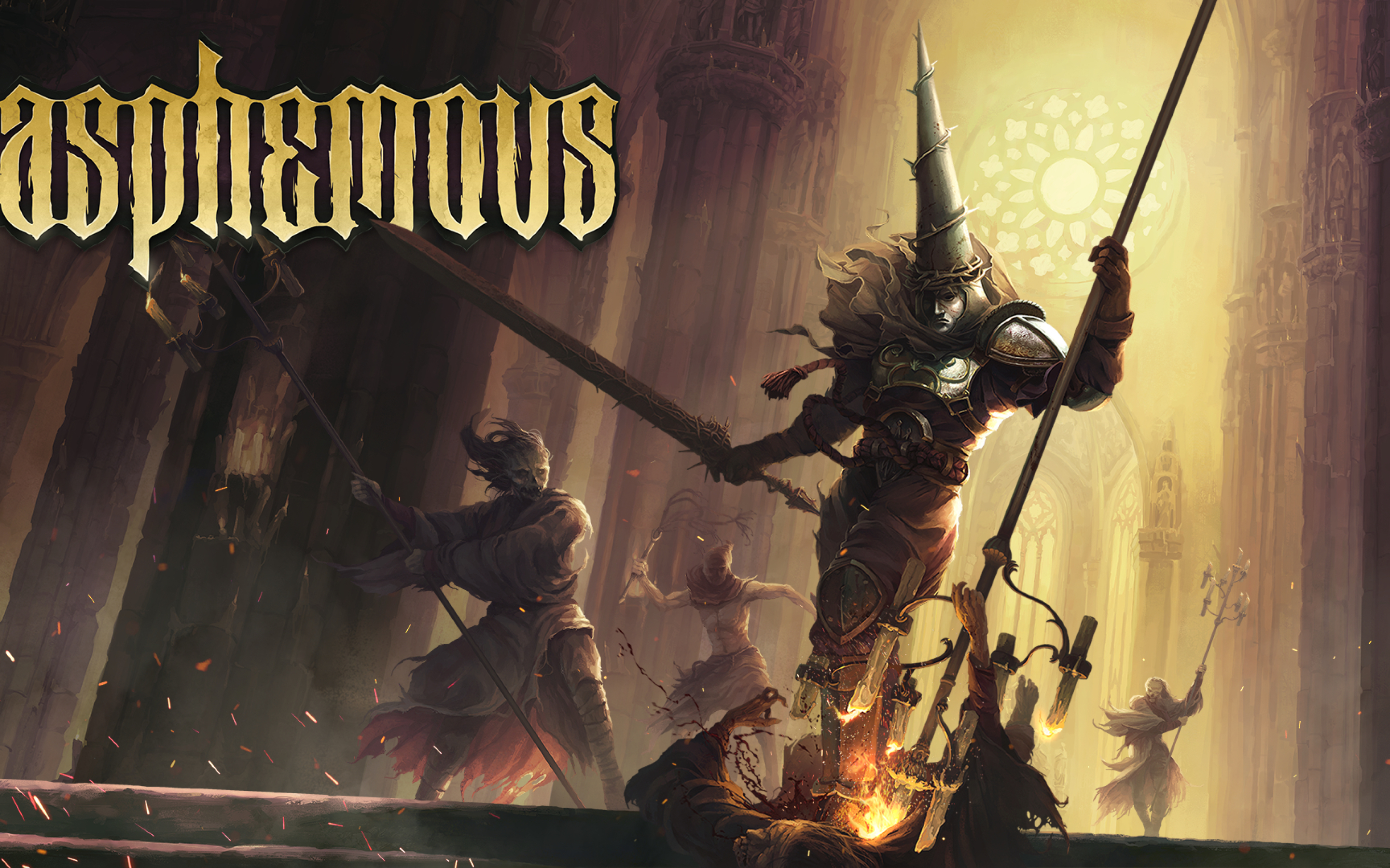 Blasphemous Game Macbook Pro Retina Wallpaper HD Games