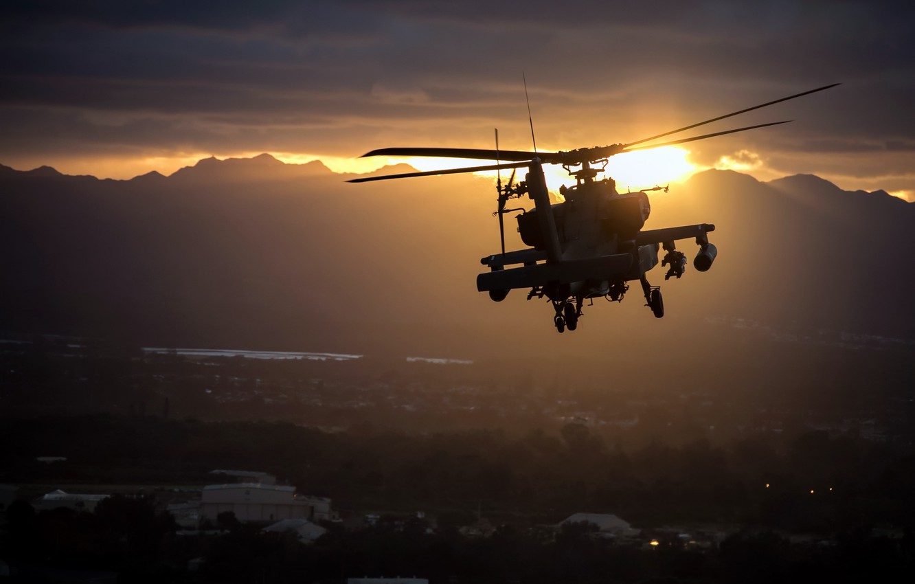 Wallpaper Helicopter Apache Ah Image For Desktop Section