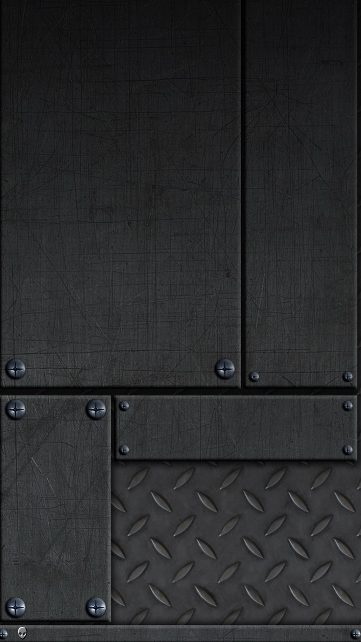 Black Steel Galaxy S3 Wallpaper