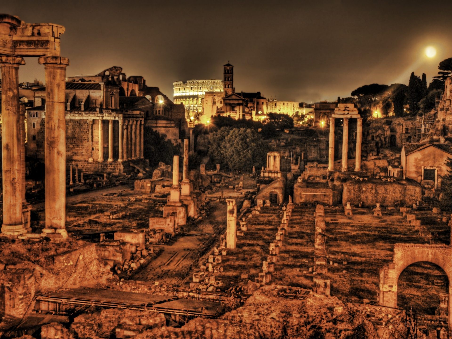 Roman Rectangular Forum Wallpaper Travel HD