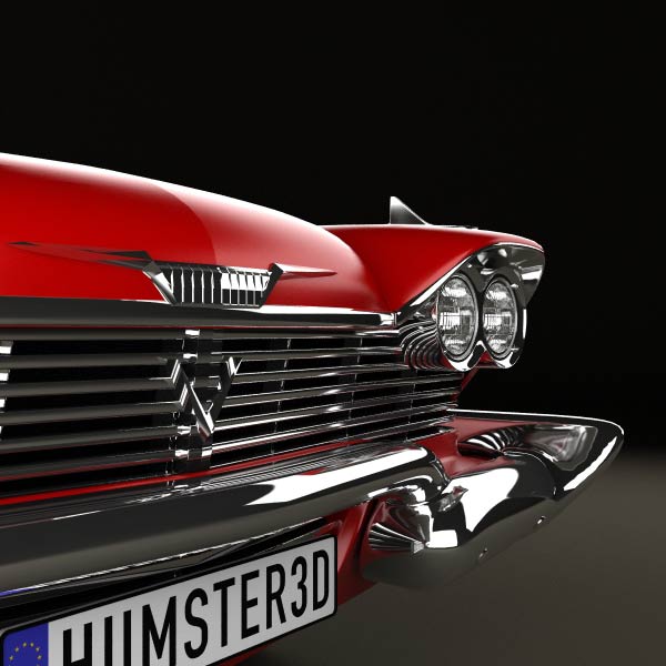 Plymouth Fury Coupe Christine 3d Model Hum3d