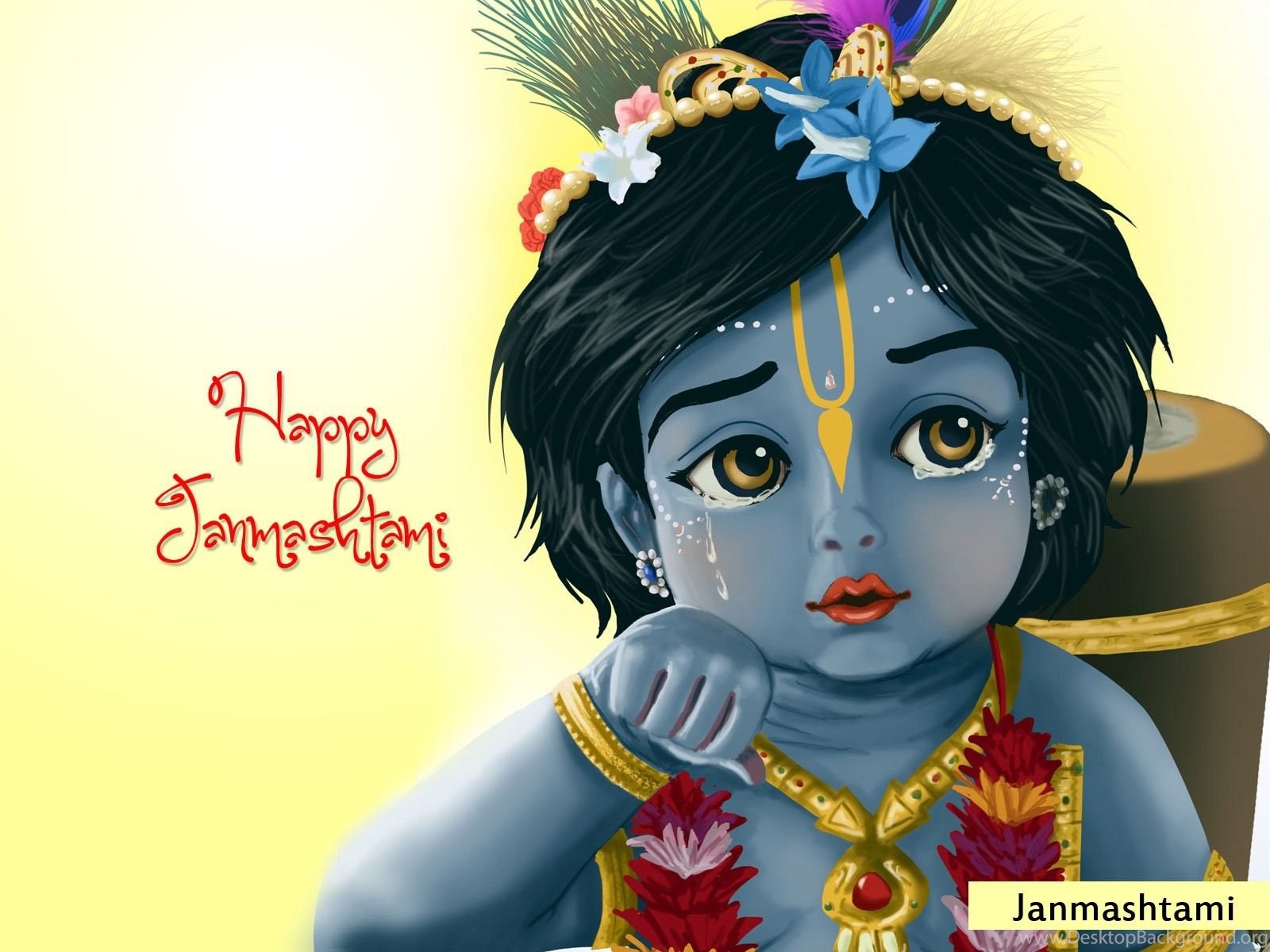 God Krishna Radhe Shyam Janmashtami HD Wallpaper Desktop Background