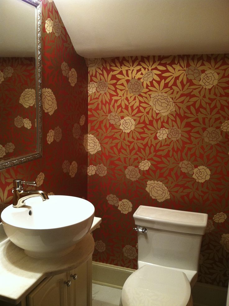 Powder Room In A Sorority House Osborn And Little Asuka Wallpaper