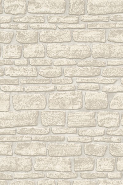 Beige Layered Stone Wallpaper