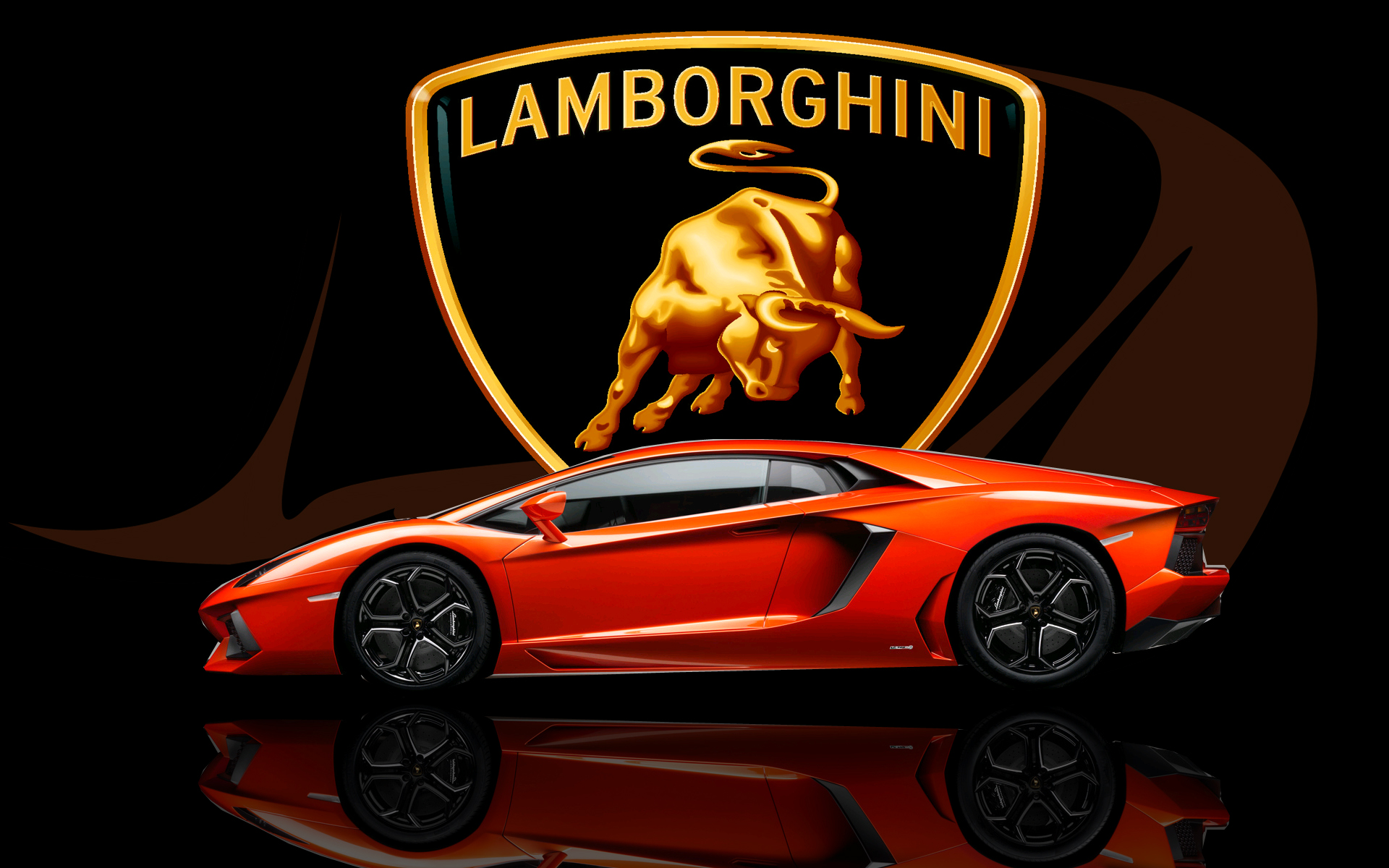 Lamborghini Car Rear iPhone Wallpaper