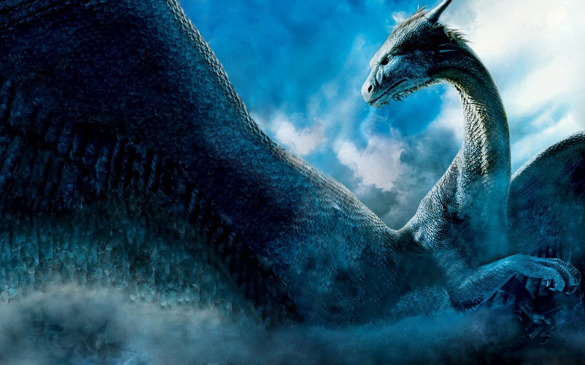 blue dragon here be other mythical creatures HD Wallpaper of Wild 1920x1200