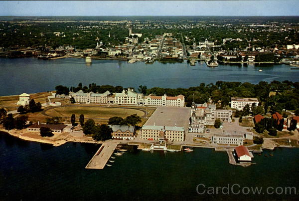 Aerial Of Royal Military College Kingston On Canada
