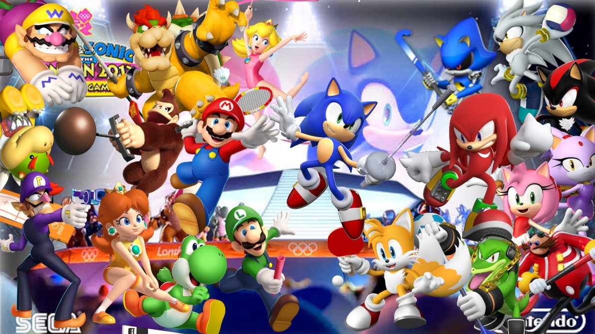 Mario Sonic At The Olympic Games London Bg By Infersaime On
