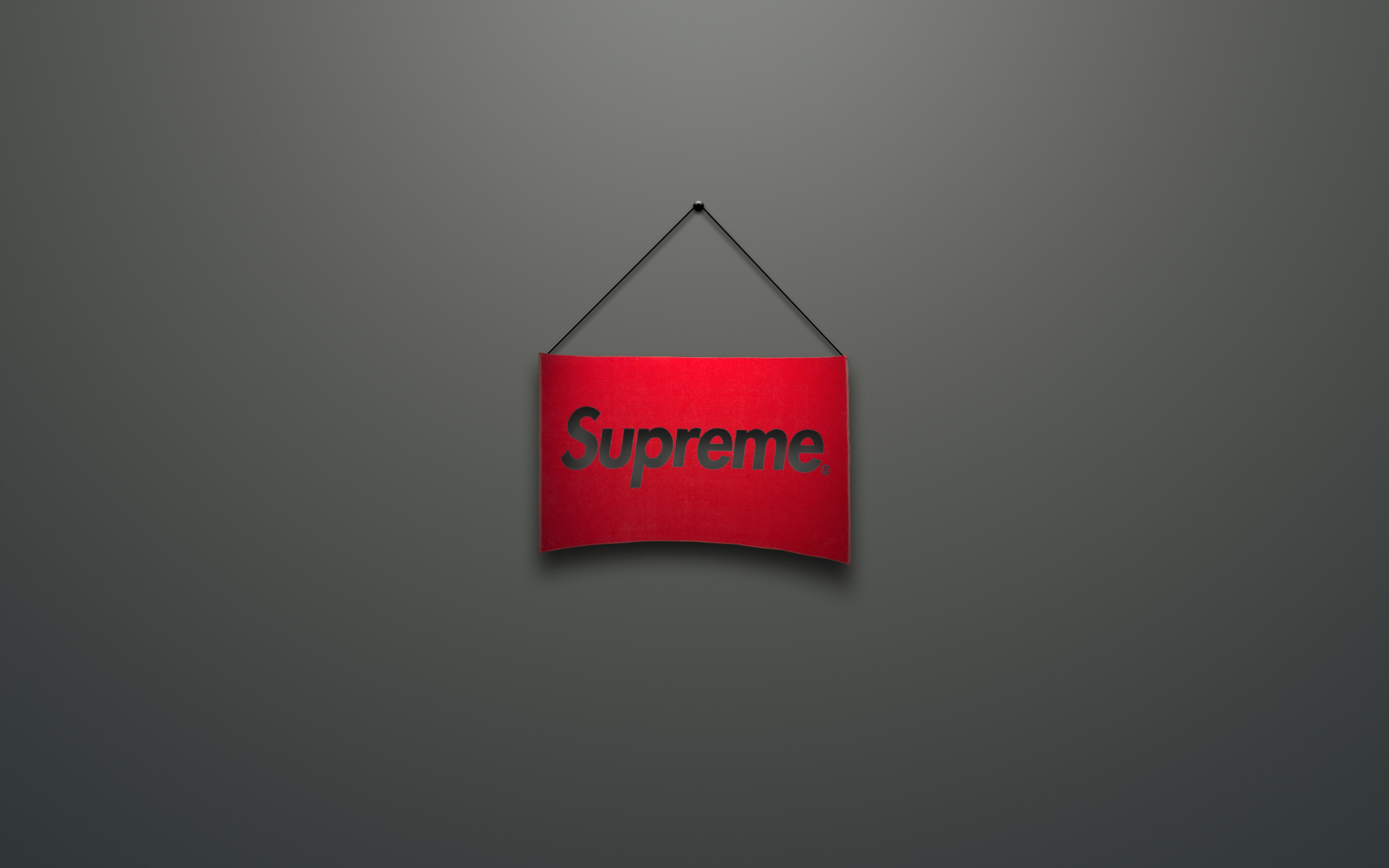 Supreme Logo Pany Red Brand Minimalism Wallpaper