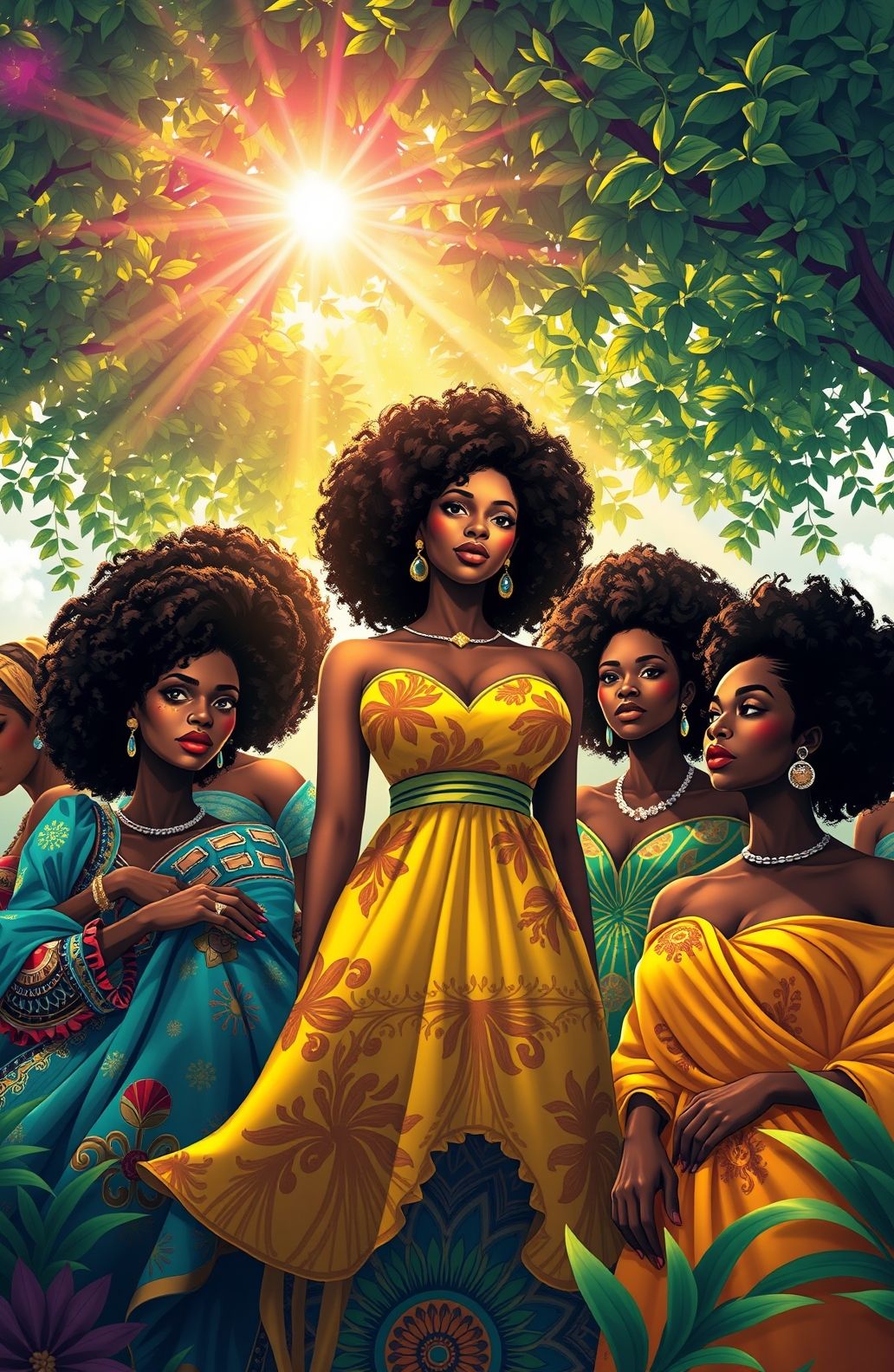 Beautiful Black Women Wallpaper