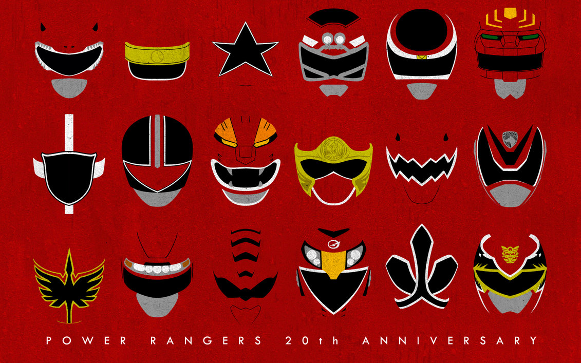 Power Rangers 20th Anniversary Red By Calicostonewolf On