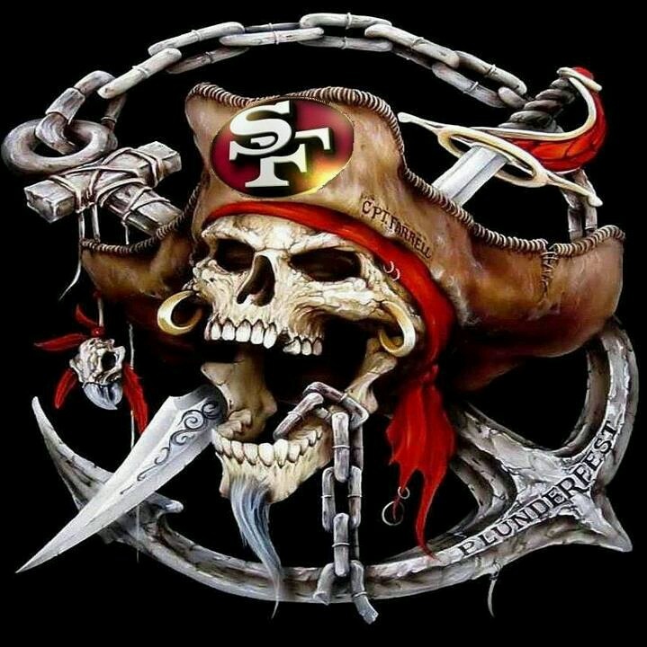 Pirate forty niners 49ers Pinterest