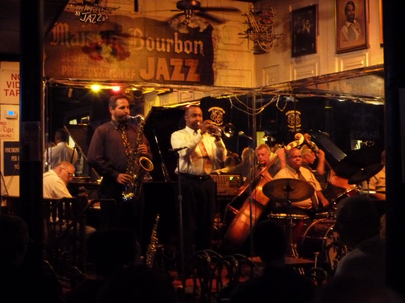 Listening To Jazz Bourbon Street New Orleans Photo