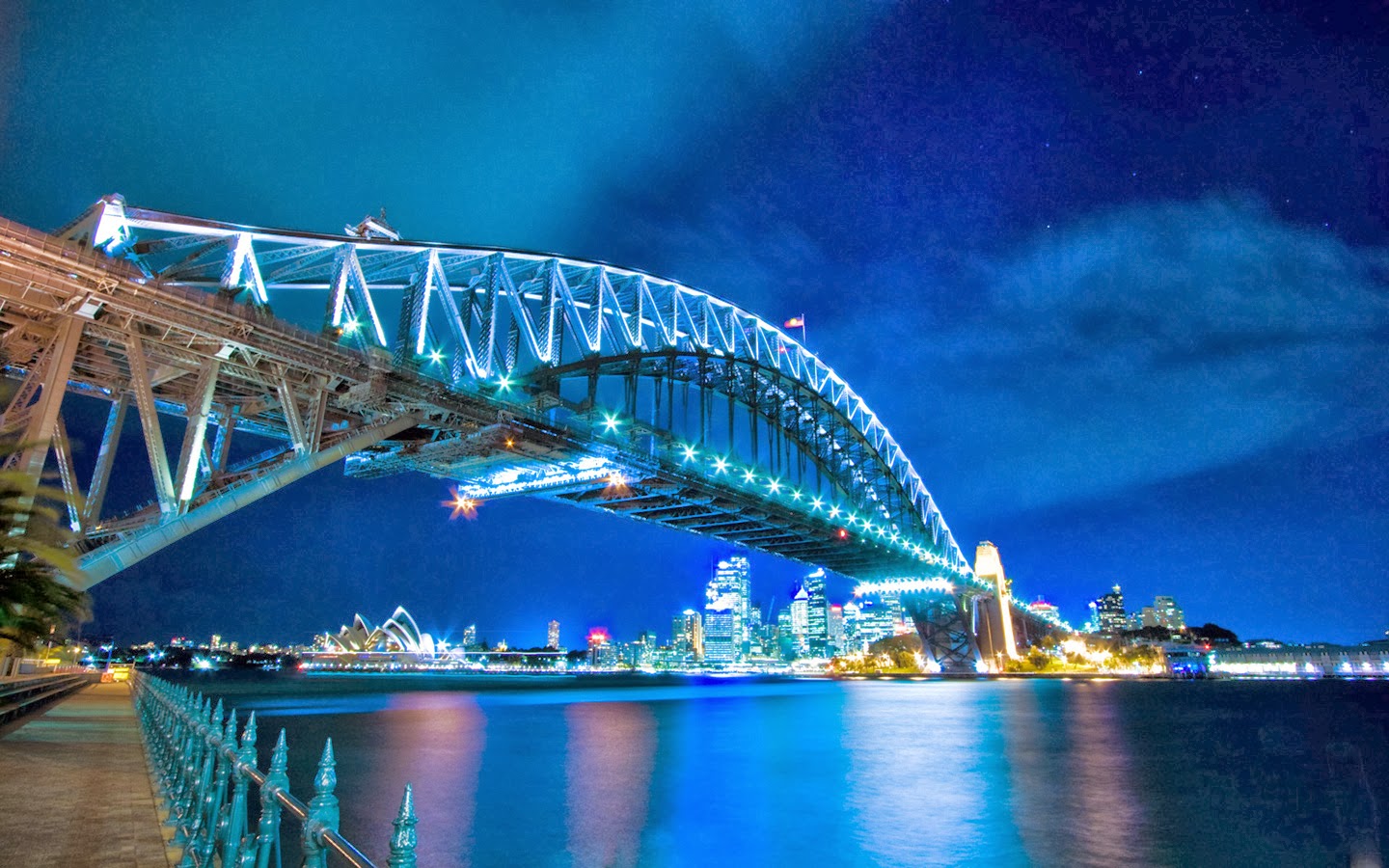 Bridge At Night HD Widescreen Wallpaper Techies Tips And Tricks