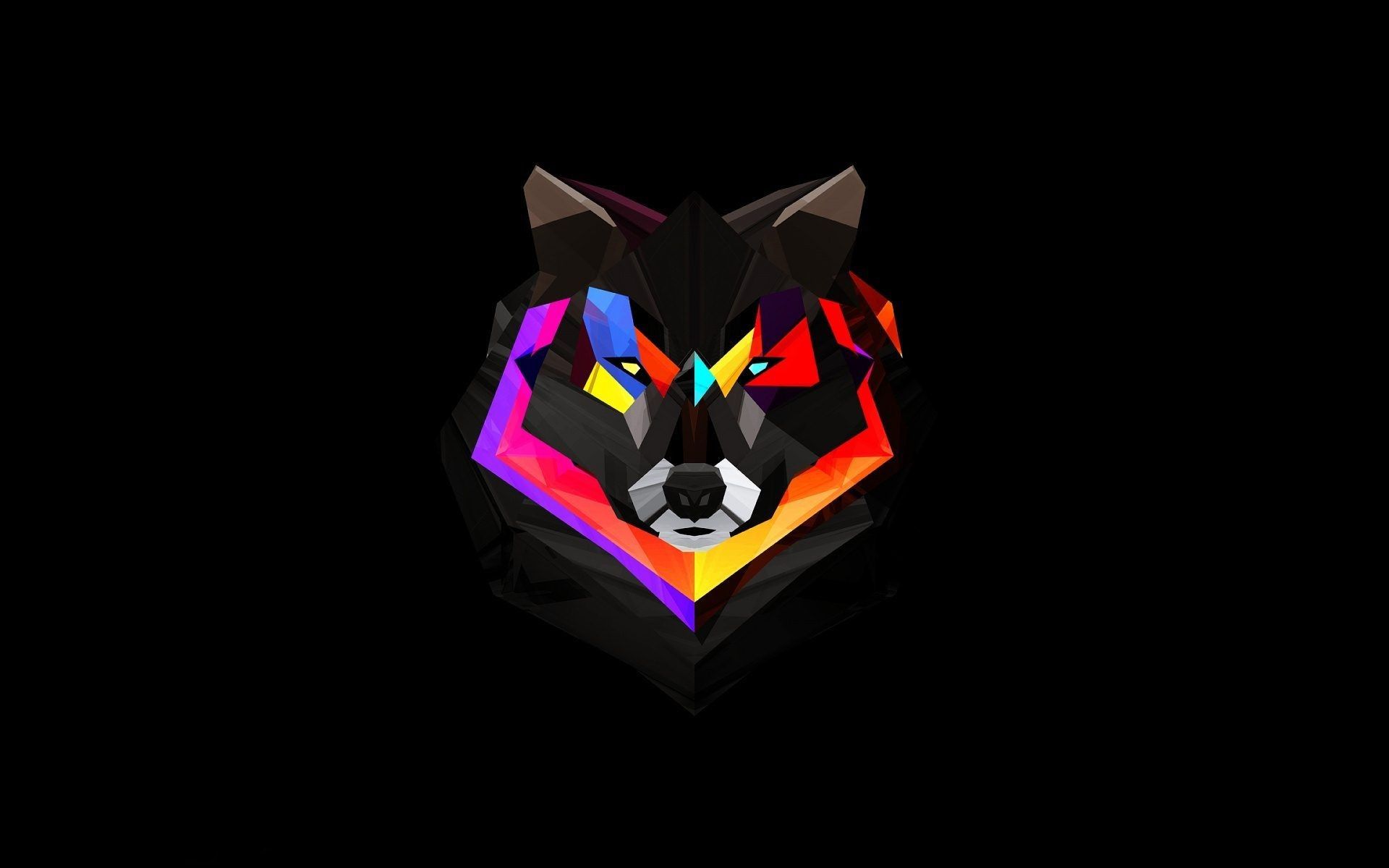 Fire And Ice Wolf Wallpaper On