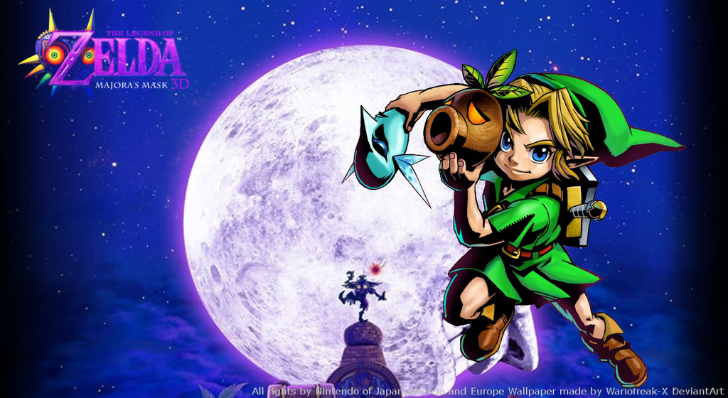 Zelda Majora S Mask 3d Wallpaper By Wariofreak X