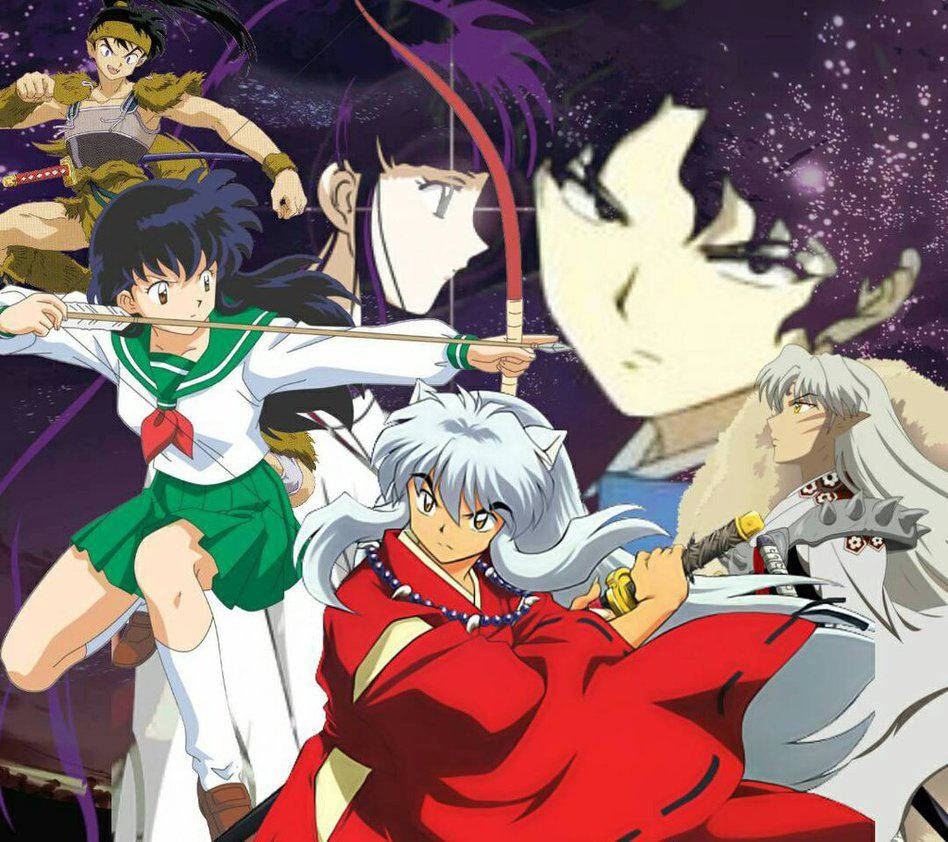 Inuyasha Characters Poster Hbt9gt5wggkcwv8r Wallpaper