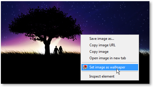 Ways To Enable Set Any Image As Wallpaper Option In Chrome
